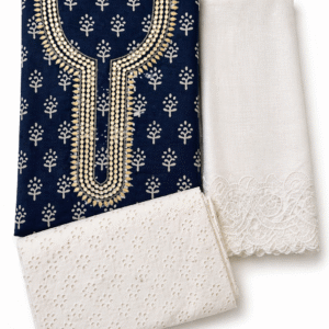 indigo printed kurta pc