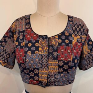 printed cotton blouse
