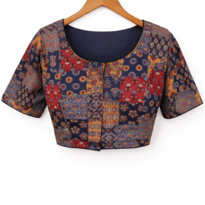 printed cotton blouse