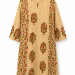 yellow cotton kurta