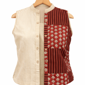 patchwork short jacket