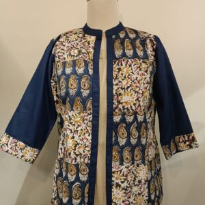 patchwork cotton jacket