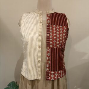 patchwork short jacket